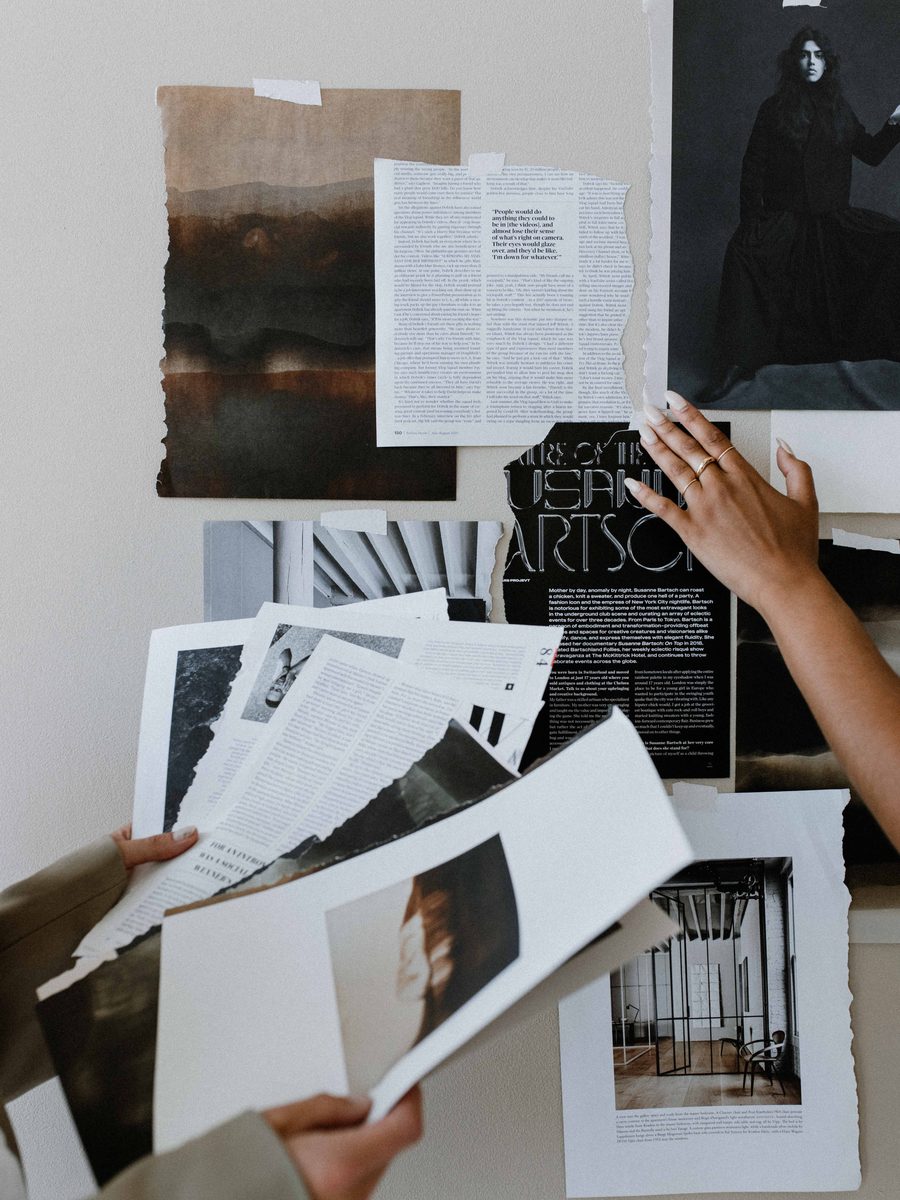 Building a reference wall while setting a brand direction